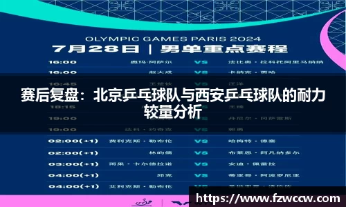 赛后复盘：北京乒乓球队与西安乒乓球队的耐力较量分析