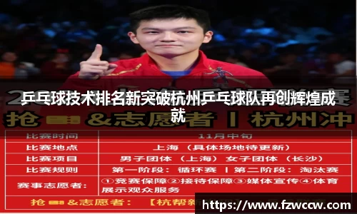 乒乓球技术排名新突破杭州乒乓球队再创辉煌成就