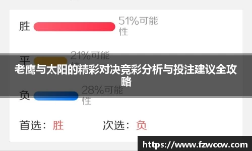 老鹰与太阳的精彩对决竞彩分析与投注建议全攻略
