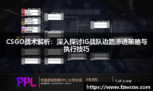 CSGO战术解析：深入探讨IG战队边路渗透策略与执行技巧